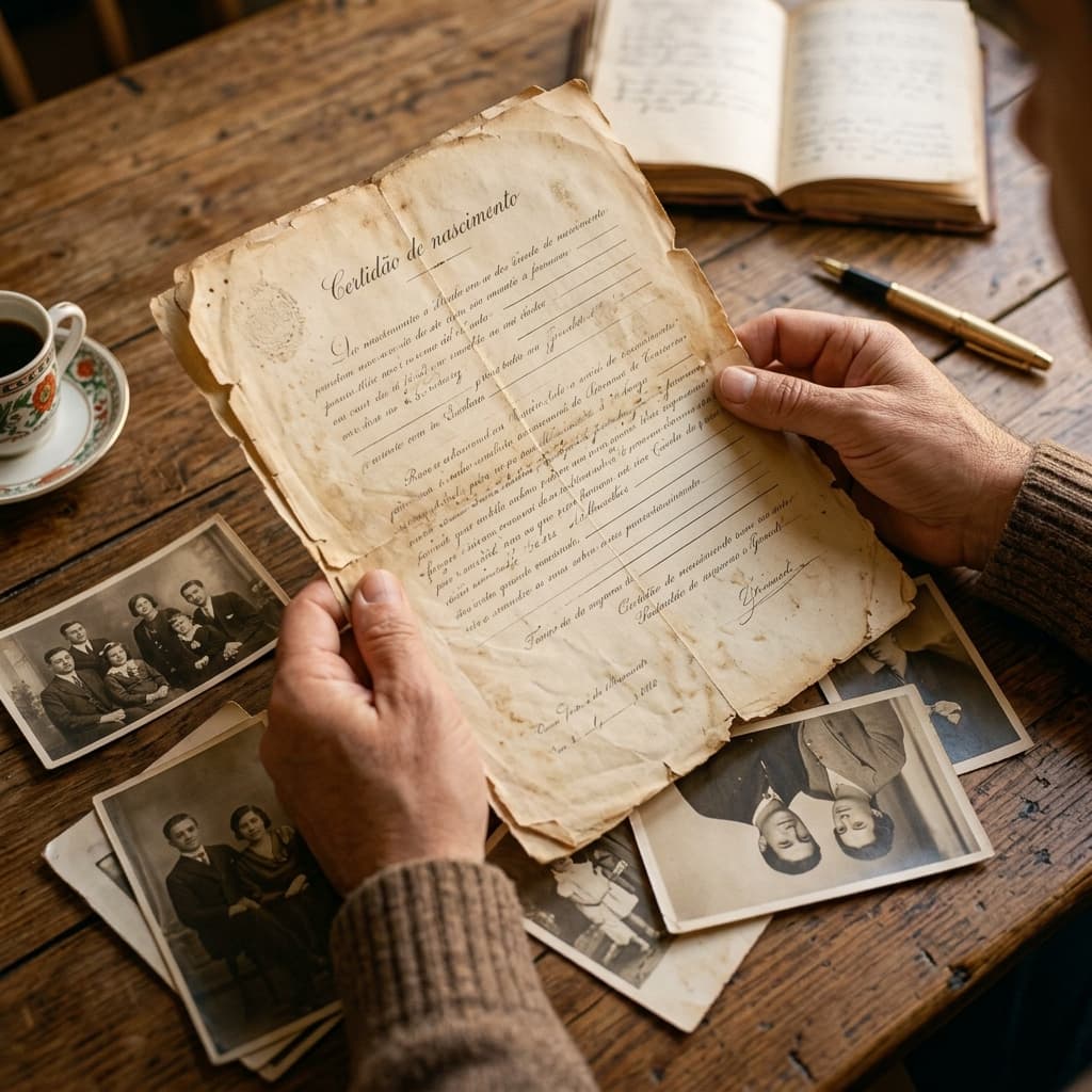 Documentos para pedido de nacionalidade portuguesa por descendência