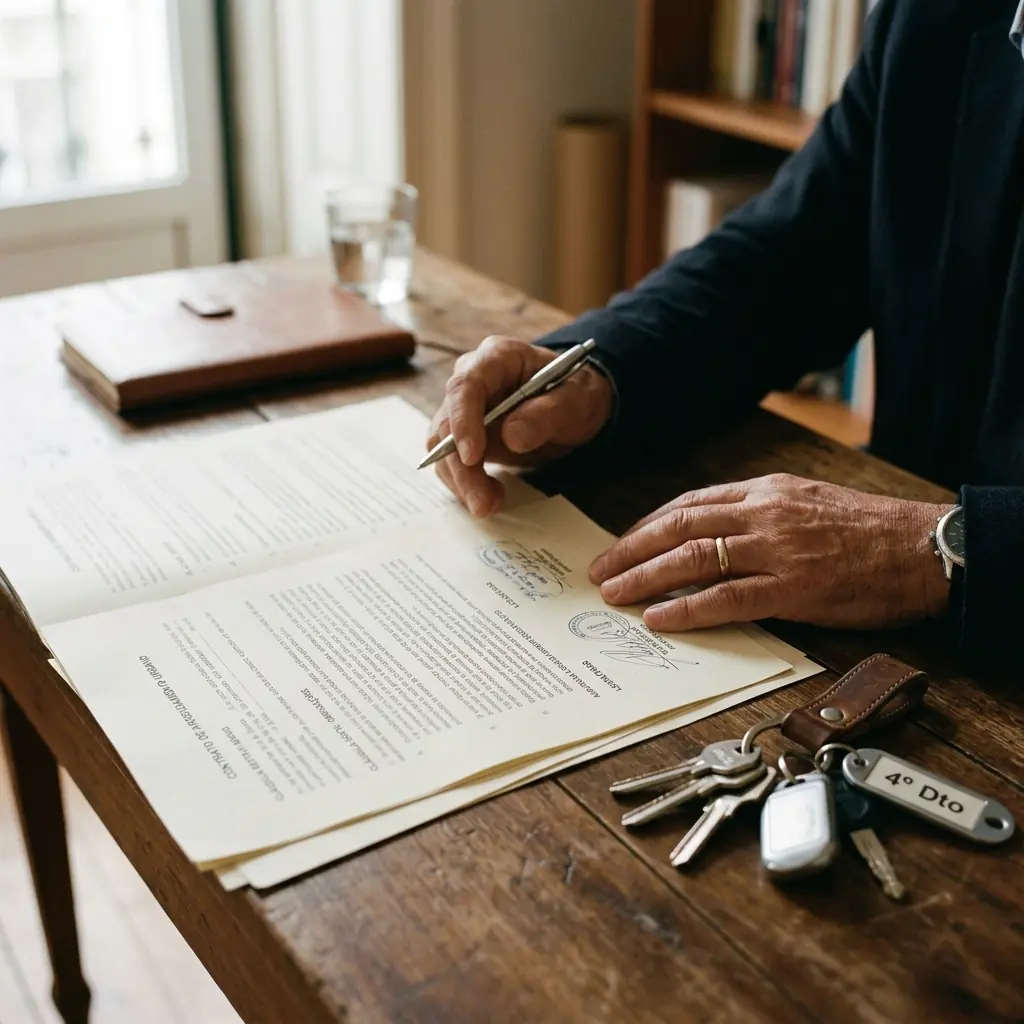Contrato de arrendamento analisado por advogado